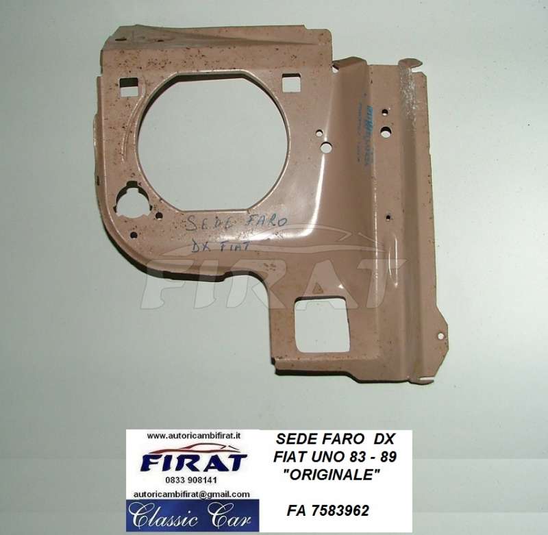 SEDE FARO FIAT UNO 83 - 89 DX ORIGINALE 7583962